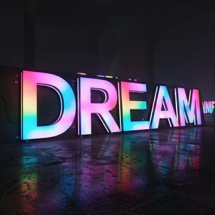 Lighting Decor Company - カスタムRGBメタルLEDサイン壁面ロゴ屋外発光文字会社店舗ライトサインボード、ビジネス3Dアクリル看板装飾