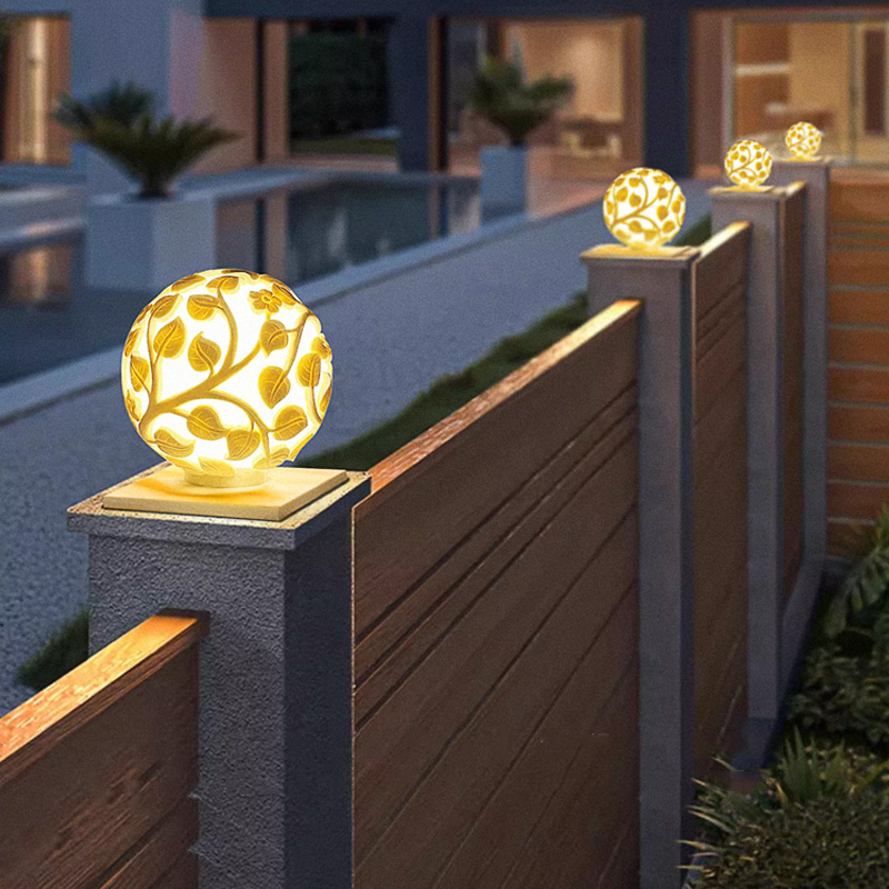 Lighting Decoration Outdoor - 屋外用柱状ライト ソーラーLED柱状ライト 非ソーラーライト 屋外用庭園装飾品 屋外用ガーデンライト