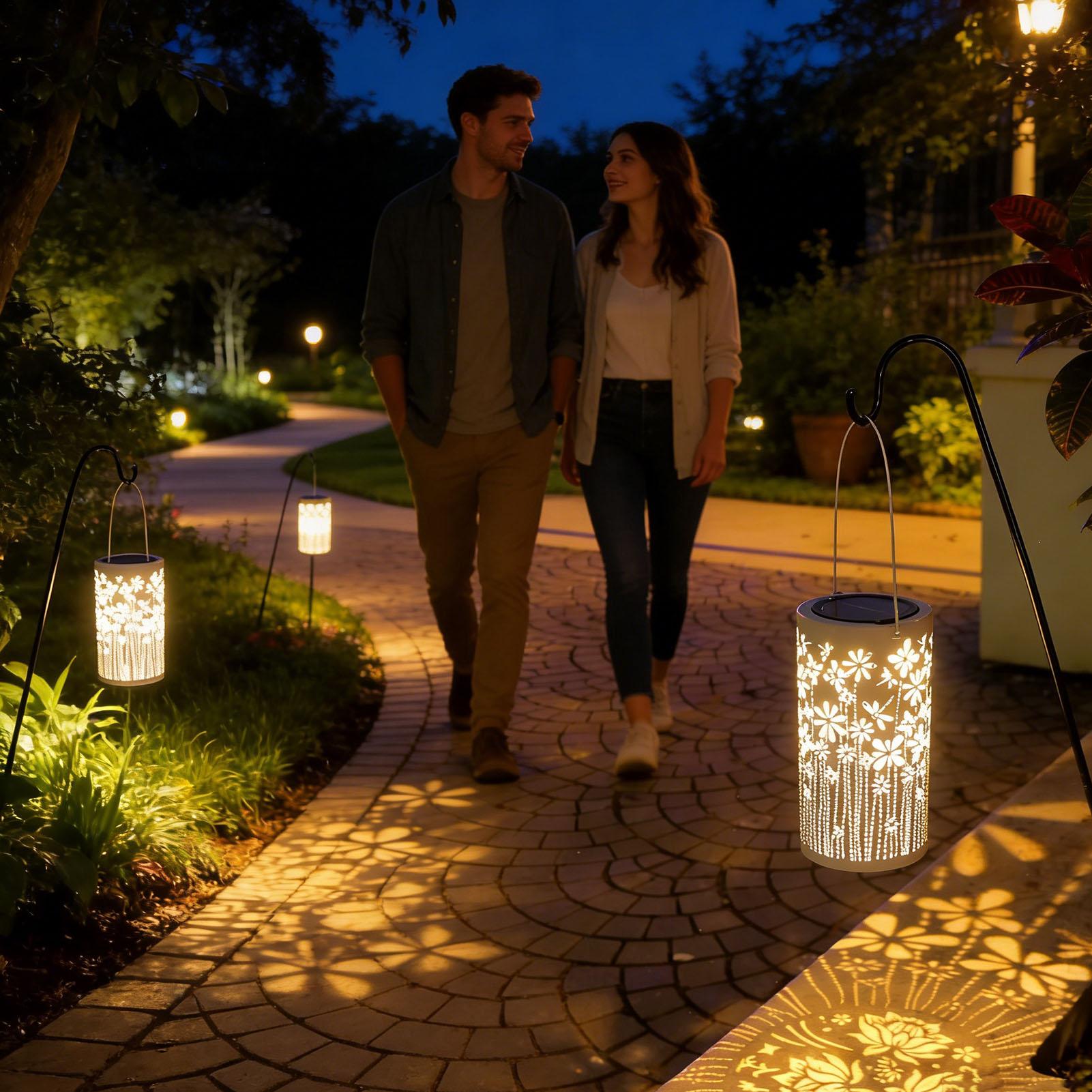 屋外用ランタン ポーチ用 防水フラワーランプ 装飾用ソーラー - Lighting Decoration Outdoor のレビューと価格