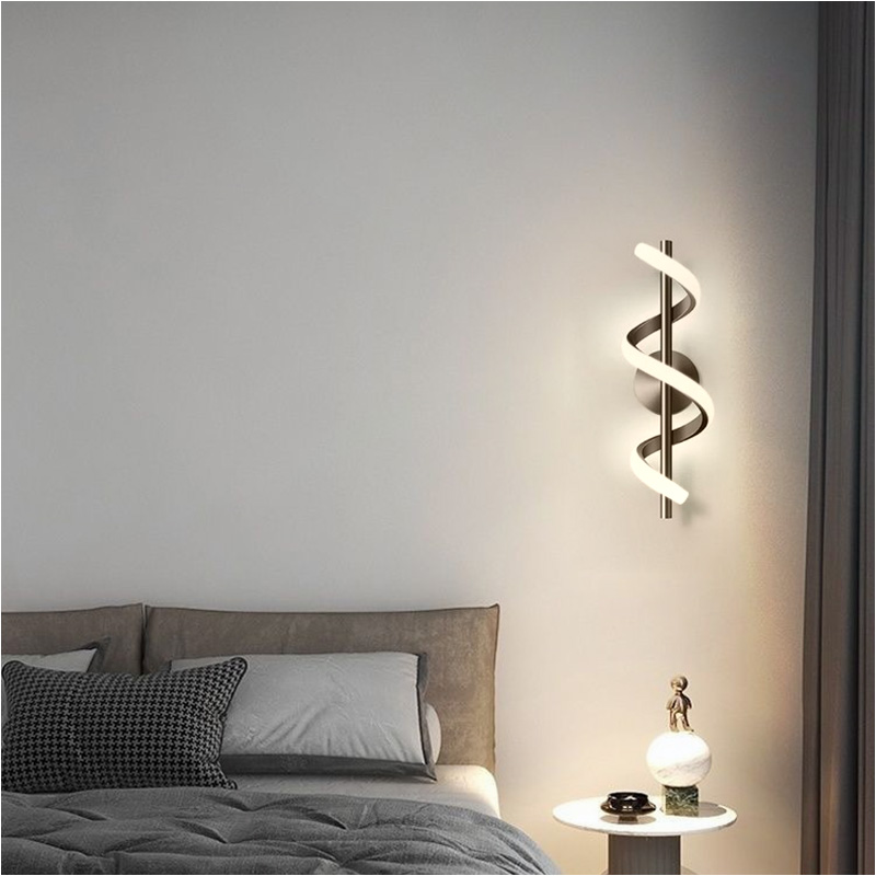 ミニマリストの北欧スタイルのLEDウォールライト,寝室,ベッ - Decor Lighting Online のレビューと価格