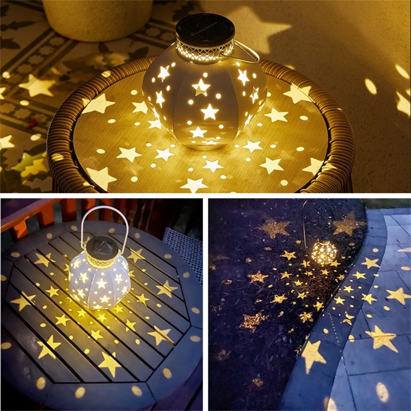 ガーデンスタープロジェクターランプ吊り下げ式ソーラーライト屋 - Lighting Decoration Outdoor のレビューと価格