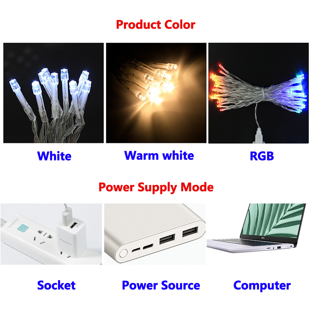 USB ライトストリング DIY ホリデーデコレーション 1 - Lighting Decor Company のレビューと価格