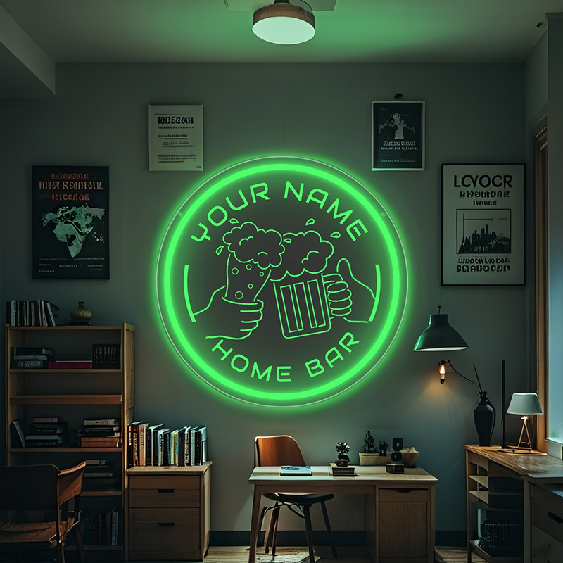 乾杯ロゴ付きカスタムLEDネオンサイン - パーソナライズさ - Neon Sign Custom Led のレビューと価格