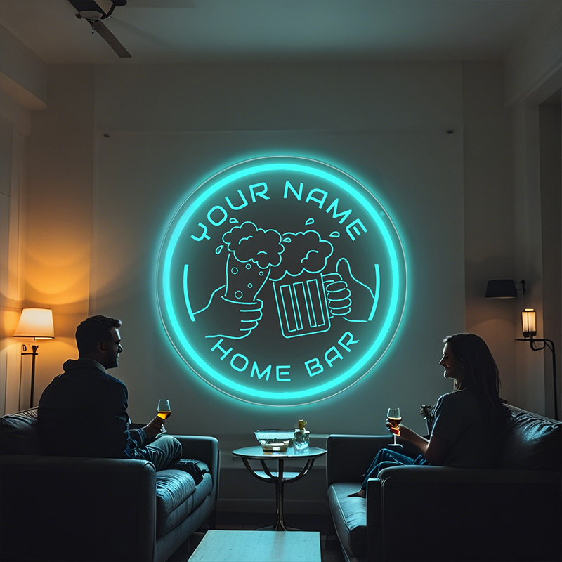 乾杯ロゴ付きカスタムLEDネオンサイン - パーソナライズさ - Neon Sign Custom Led のレビューと価格