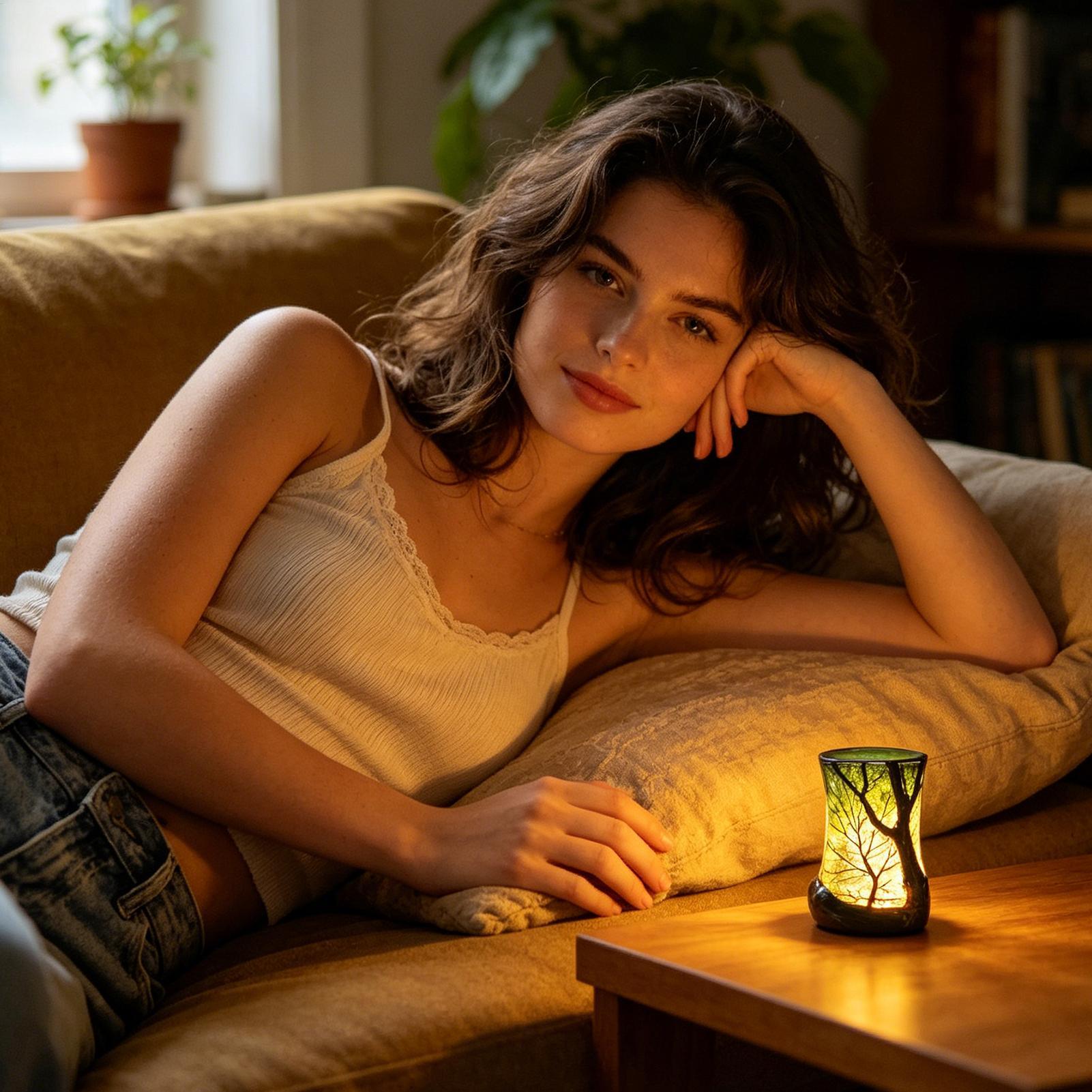 ベッドサイドテーブルランプ フォレストナイトライト 装飾的な - Lighting Decor Home のレビューと価格