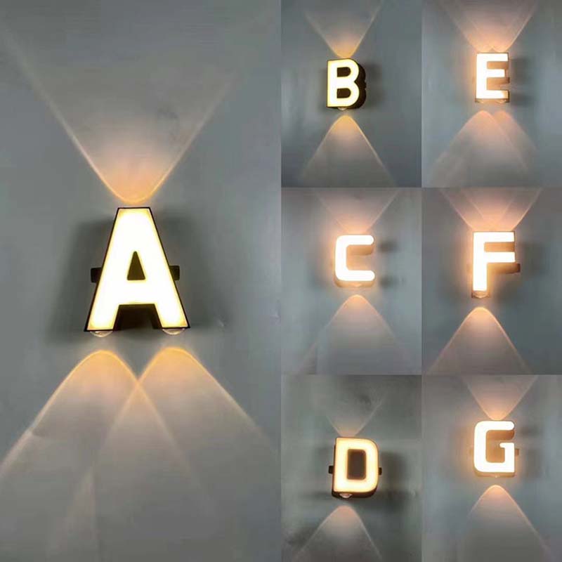 屋外LEDライトサイン,アルファベット26文字,日曜大工,会 - Lighting Decor Company のレビューと価格