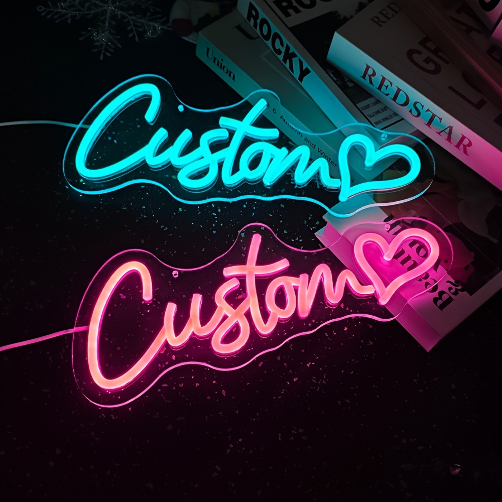 カスタムLEDパーソナライズネオンサイン |   USB電源 - Neon Sign Custom Led のレビューと価格