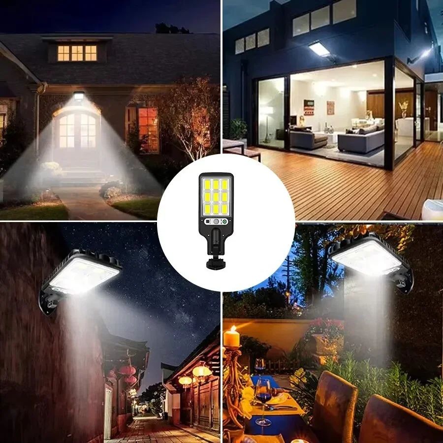 PIR モーションセンサー街路灯ソーラー LED ライト屋外 - Garage Lighting Decor のレビューと価格