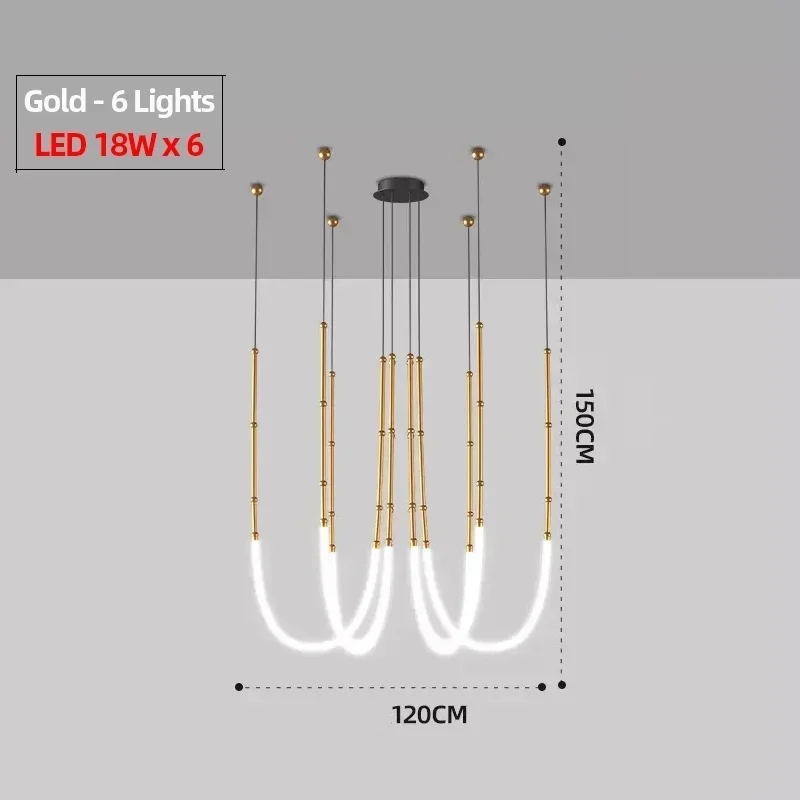 TechHPNordic モダンアートライン LED ペンダ - Decor Lighting Online のレビューと価格