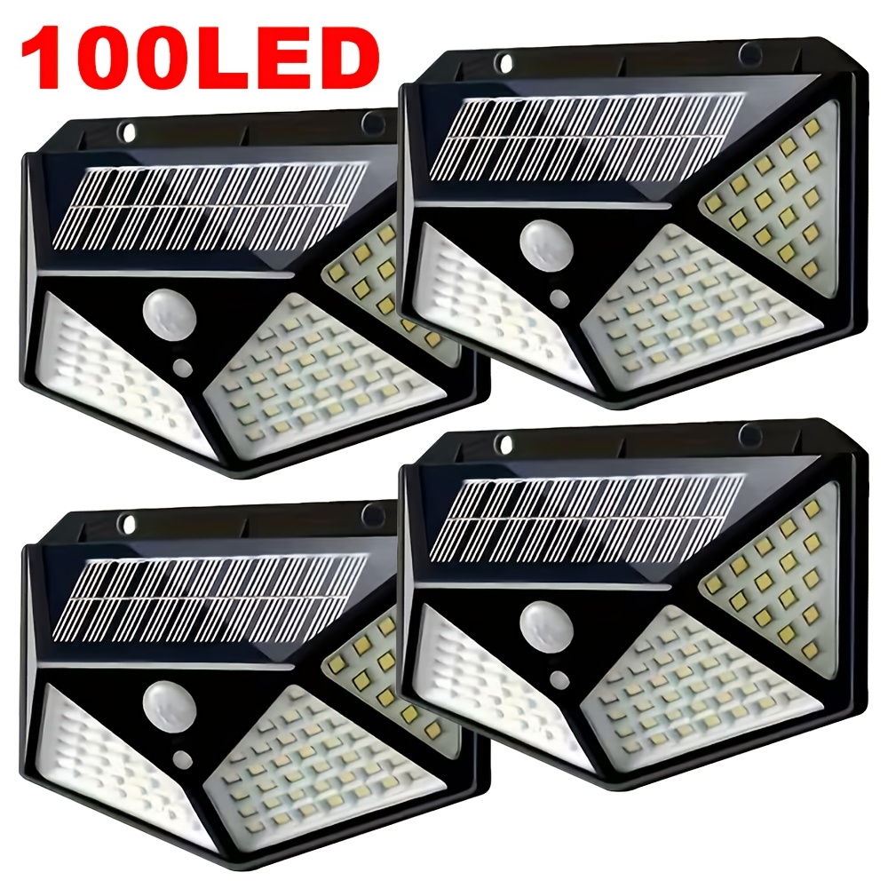 100LED屋外ソーラーガーデンライト、屋外モーションセンサ - Lighting Decoration Outdoor のレビューと価格