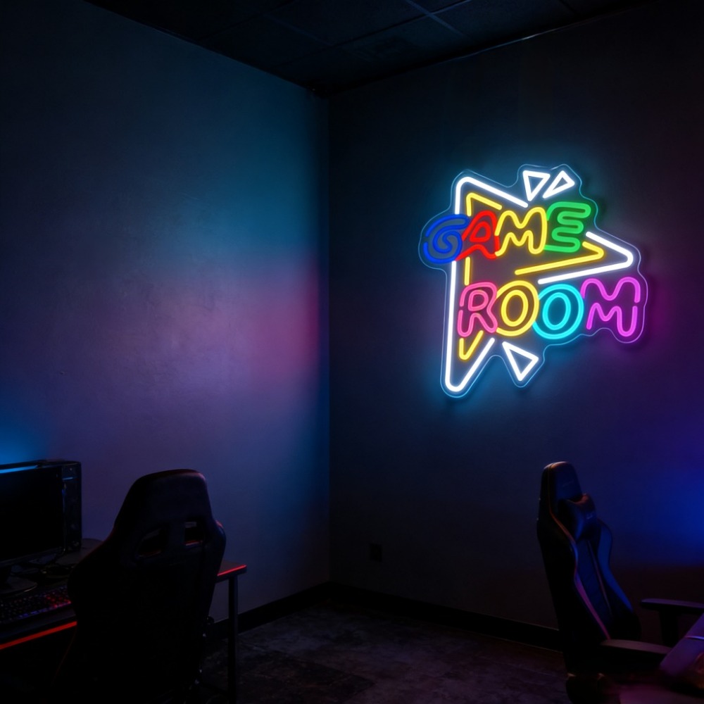 ゲームルームLEDネオンサイン調光可能USBネオンライト、ゲ - Outdoor Lighting Decor Ideas のレビューと価格