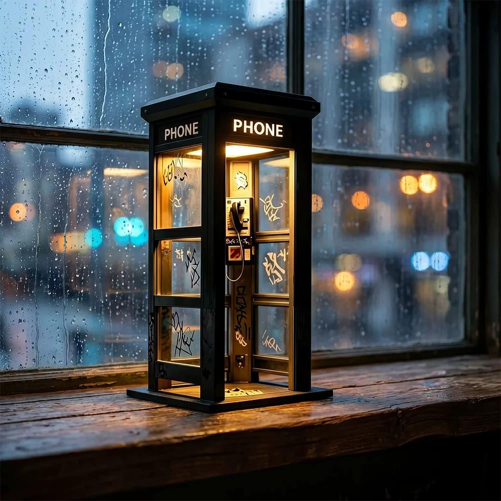 ヴィンテージロンドン電話ボックステーブルランプ レトロ電話ボ - Lighting Decor Home のレビューと価格