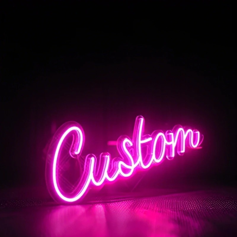 カスタムネームネオンサイン - USB調光可能なLEDライト - Neon Sign Custom Led のレビューと価格