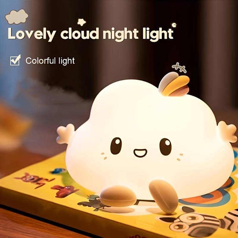 クラウドナイトライト、タッチコントロール調光、充電とタイマー - Lighting Decor Home のレビューと価格