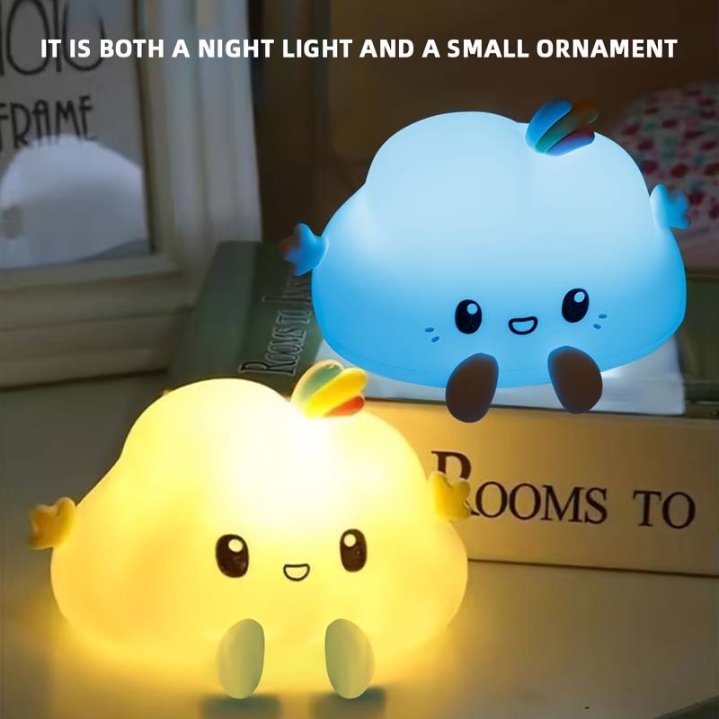 クラウドナイトライト、タッチコントロール調光、充電とタイマー - Lighting Decor Home のレビューと価格