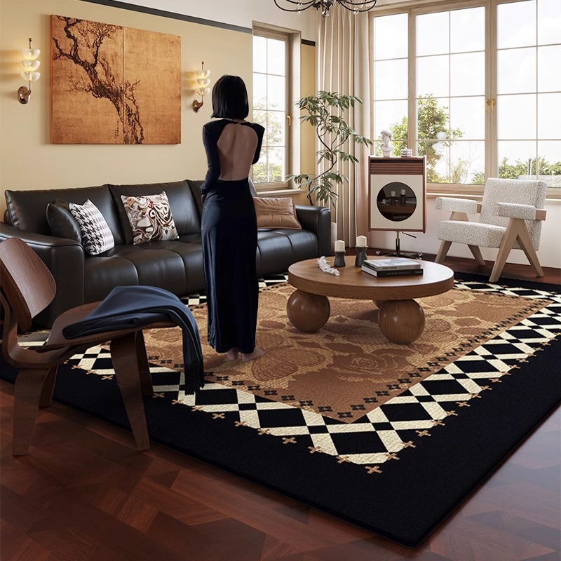 ローズライト高級レトロ装飾リビングルームカーペットソファコー - Decor Lighting Online のレビューと価格