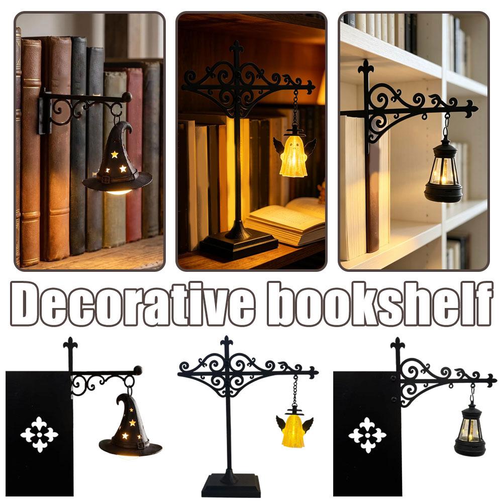 レトロゴシックブックシェルフランプライブラリーランタンLED - Lighting Decor Home のレビューと価格